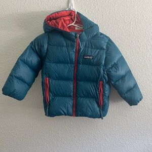 Patagonia 2T Blue Hi-Loft Down Jacket